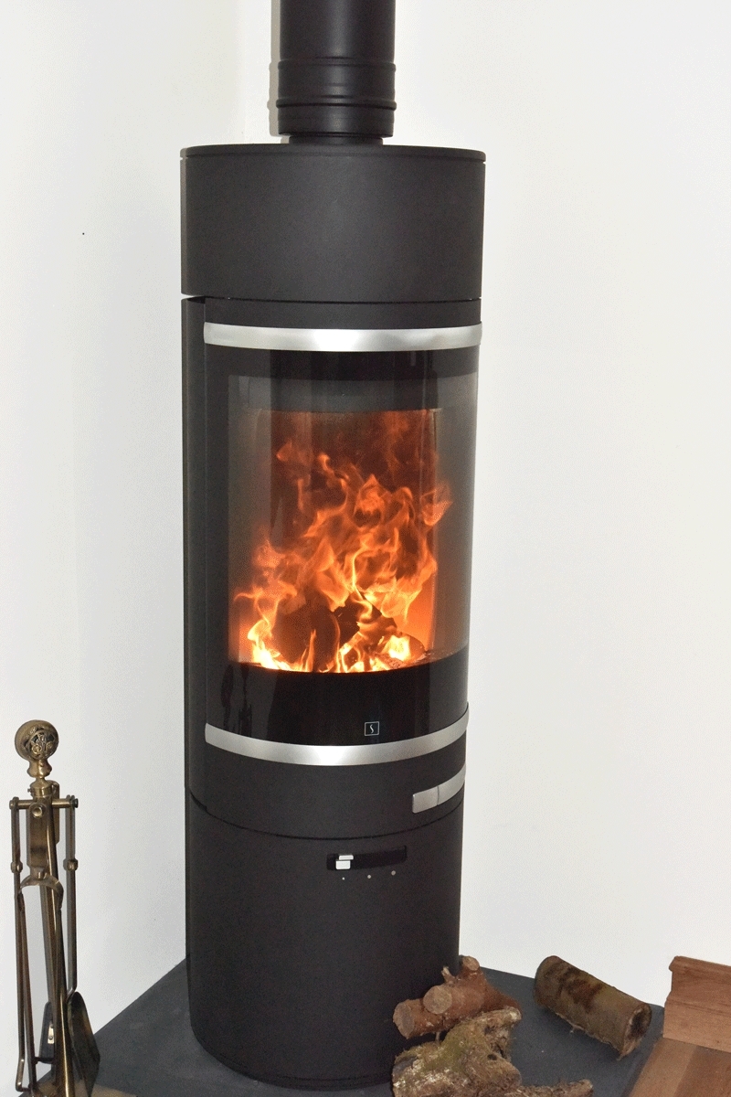 Scan 85 wood burner in a corner situation