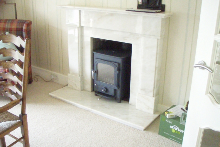 Clearview Pioneer in a Marble Surround