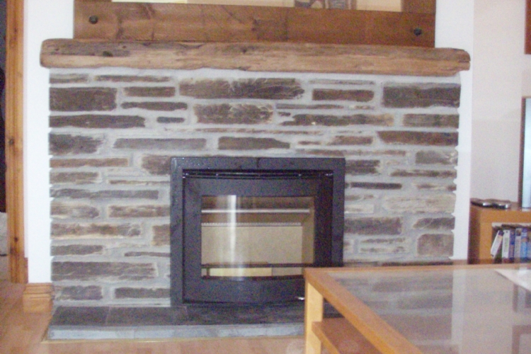Scan DSA 4-5 in a traditional fireplace