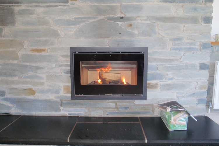 Replacing an old open fire with an efficient woodburner