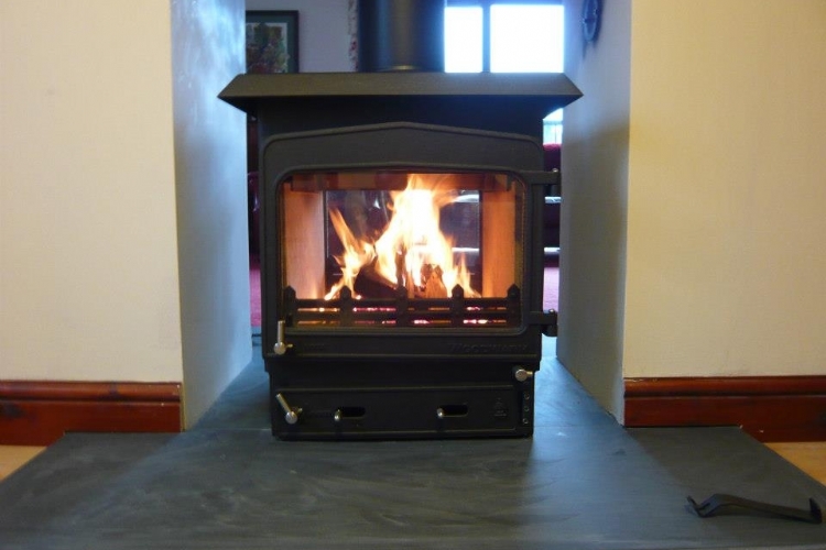 Woodwarm Fireview double sided fire