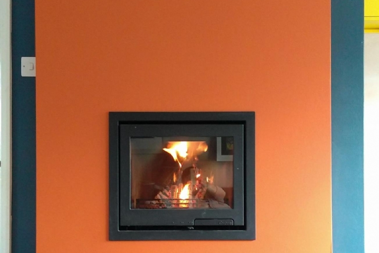 Fireplace installation in Truro