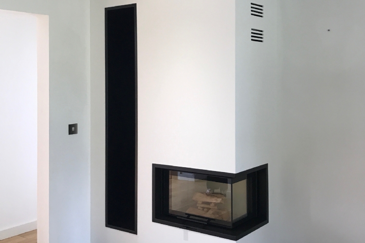 Contura I40 installation in Cornwall