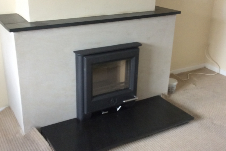 Woodwarm inset fire