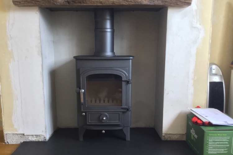 Clearview Pioneer with Faux Wood Lintel