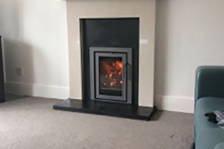Replacing and open fire with a Contura i4