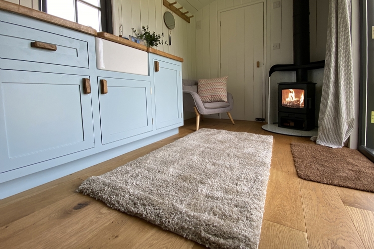 Charnwood stove and stove pods for glamping