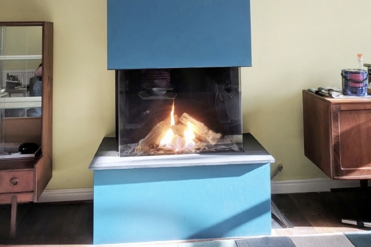 Dru Three Sided Gas Fire