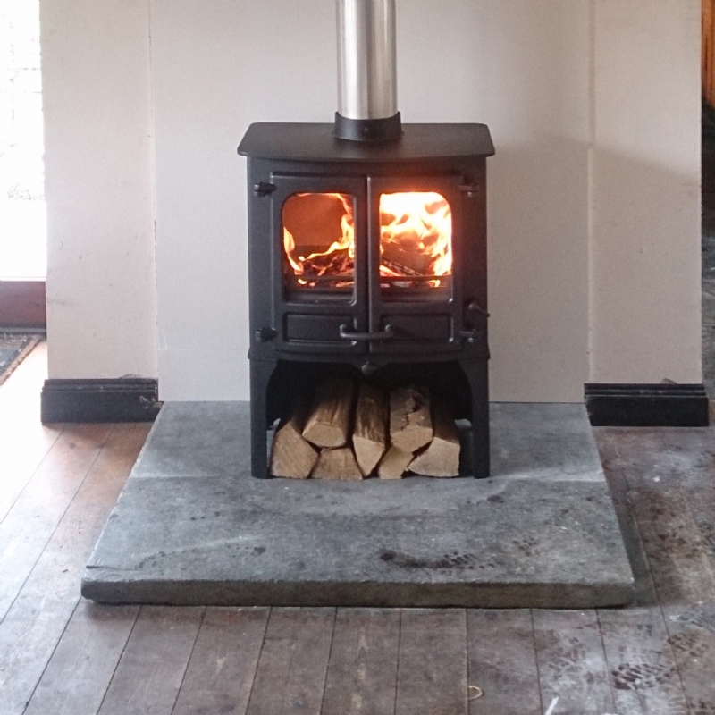 Charnwood Island II Installation Multifuel Stove Cornwall Wadebridge Redruth