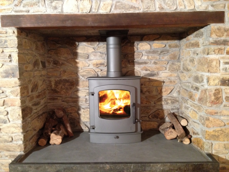 Charnwood Cove 2 Installation Woodburner Cornwall Wadebridge Redruth 