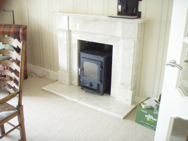 Clearview Pioneer in a Marble Surround