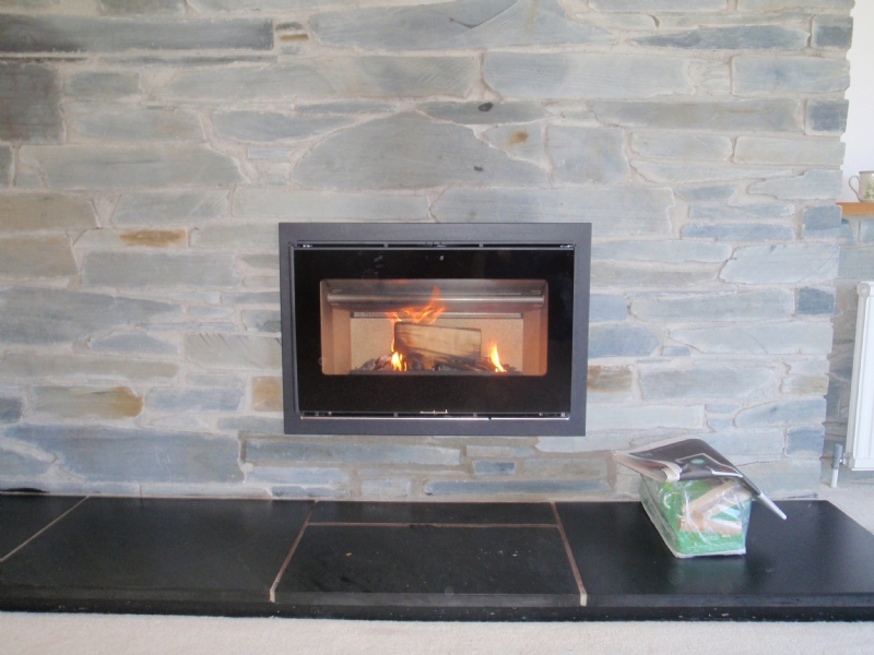 Replacing an old open fire with an efficient woodburner