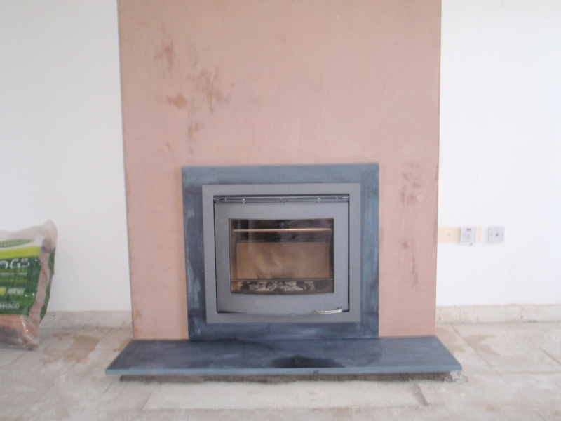 Scan DSA 4-5 woodburner to replace an open fire