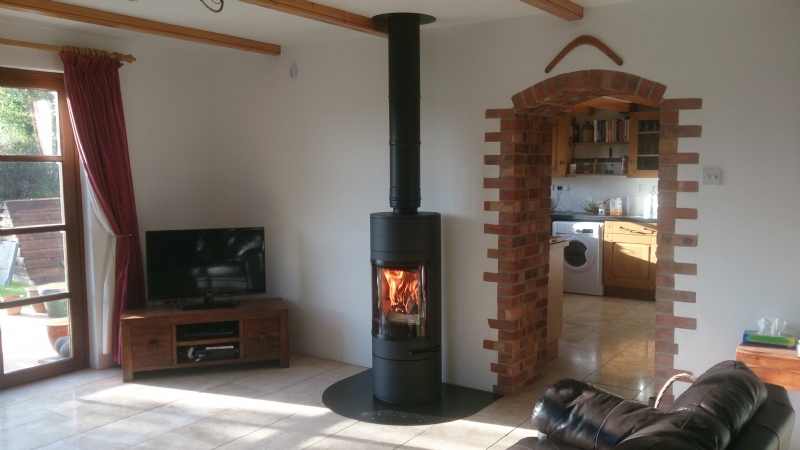 Scan 83 wood burner in Cornwall