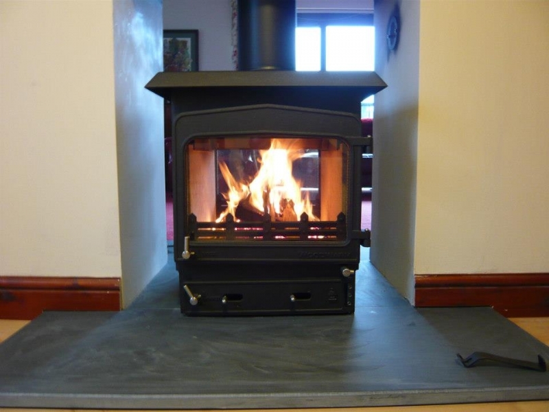 Woodwarm Fireview double sided fire