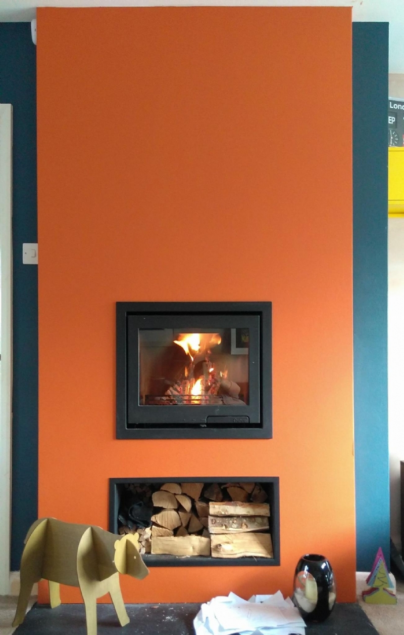 Fireplace installation in Truro