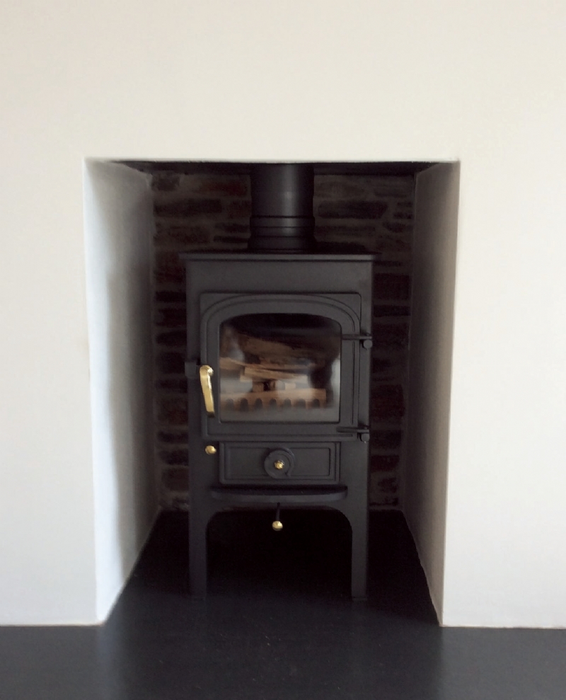 Clearview stove installed in Cornwall
