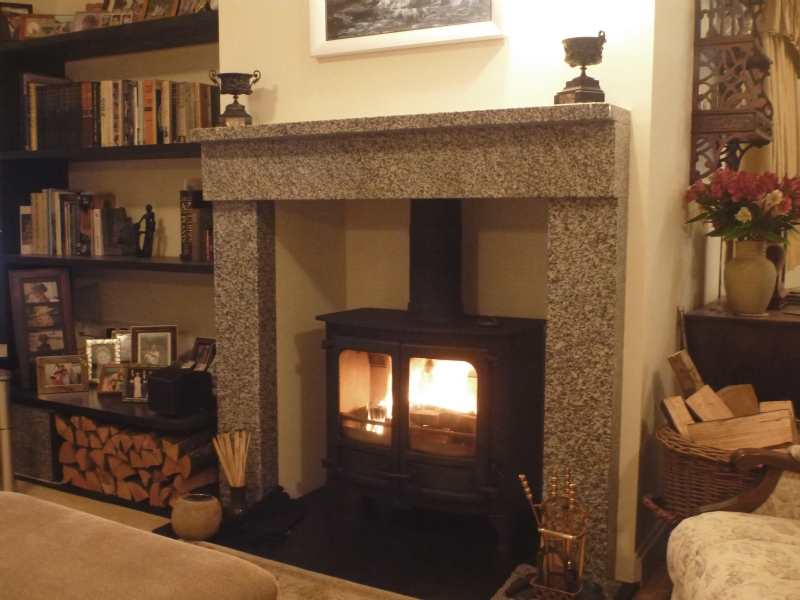fireplace cornwall Charnwood Island stove Installation Woodburner Cornwall Wadebridge Redruth 