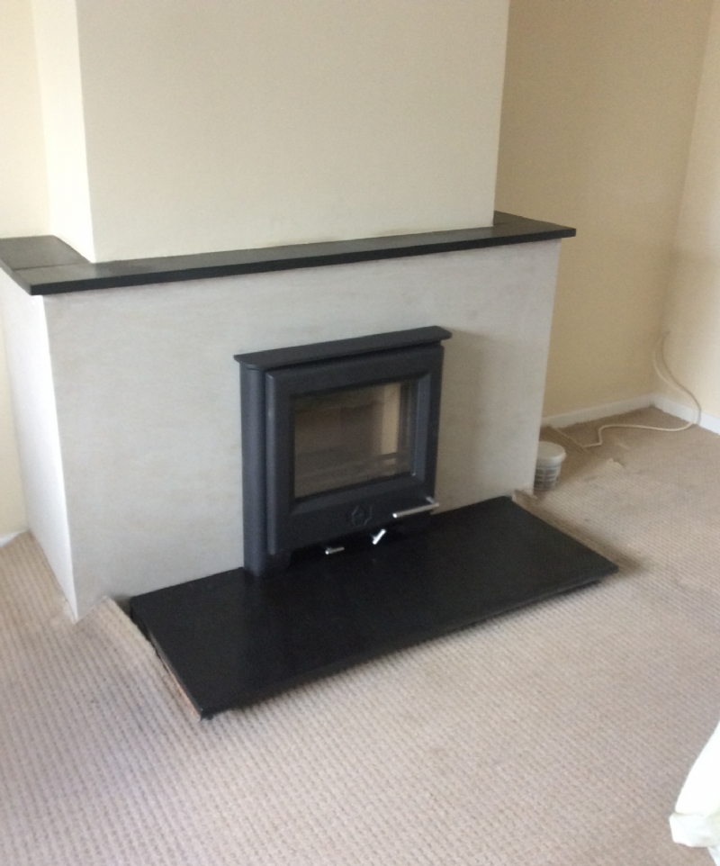 Woodwarm inset fire