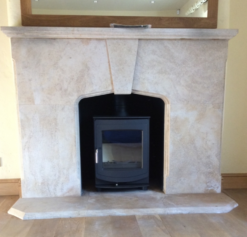 Aga Ellesmere in Stone Fireplace