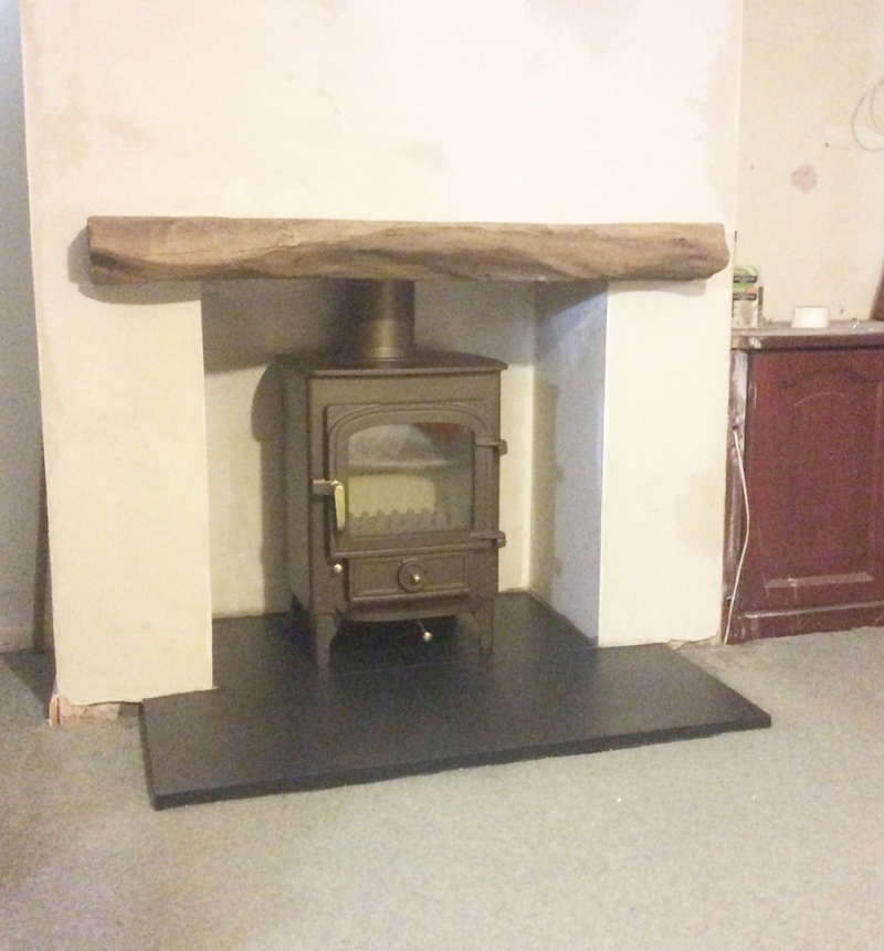 Clearview Pioner and non combustible wood lintel