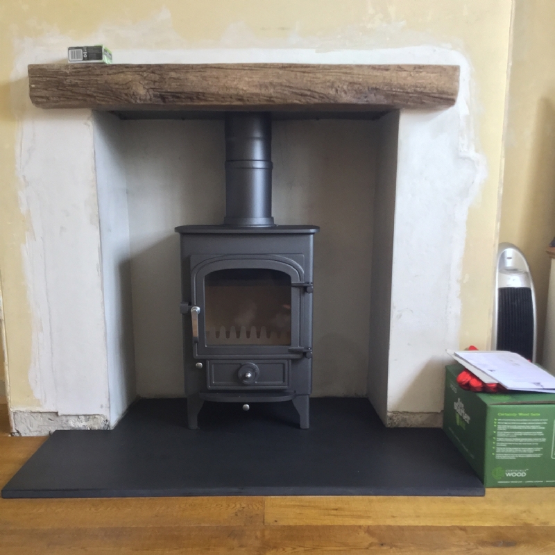 Clearview Pioneer with Faux Wood Lintel