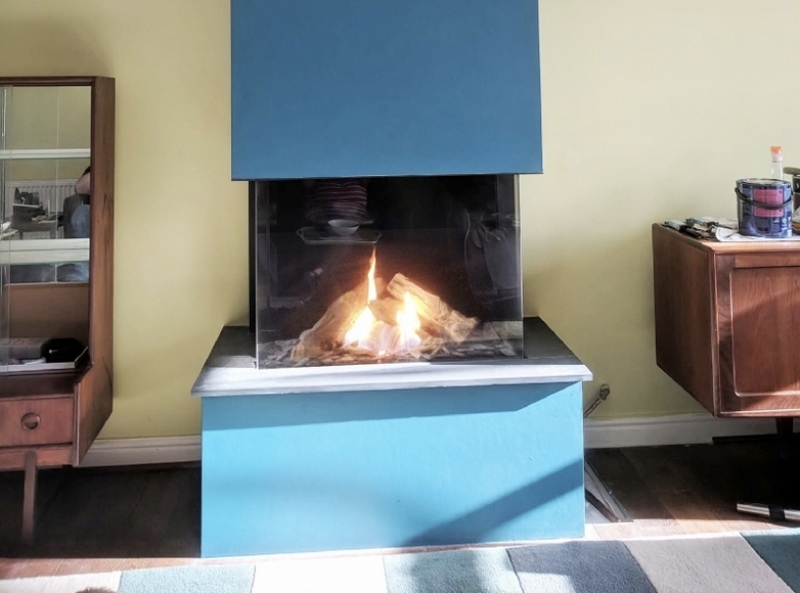 Dru Three Sided Gas Fire