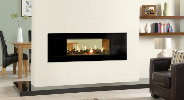 Gazco Studio Duplex double sided gas fire cornwall