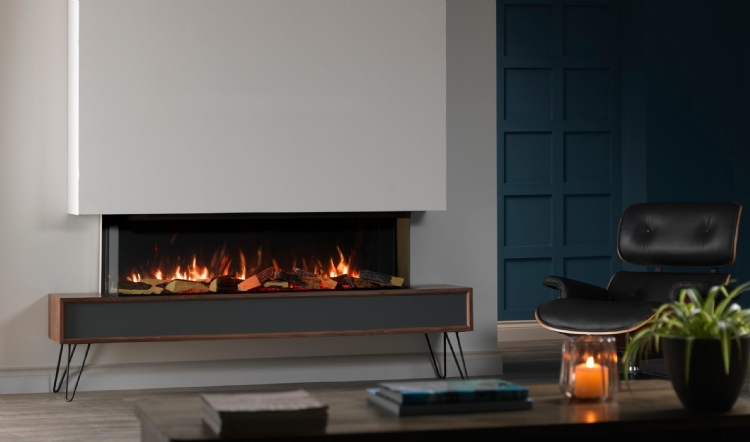 Solus VS150 Electric Fire - large landscape electric fire -Cornwall